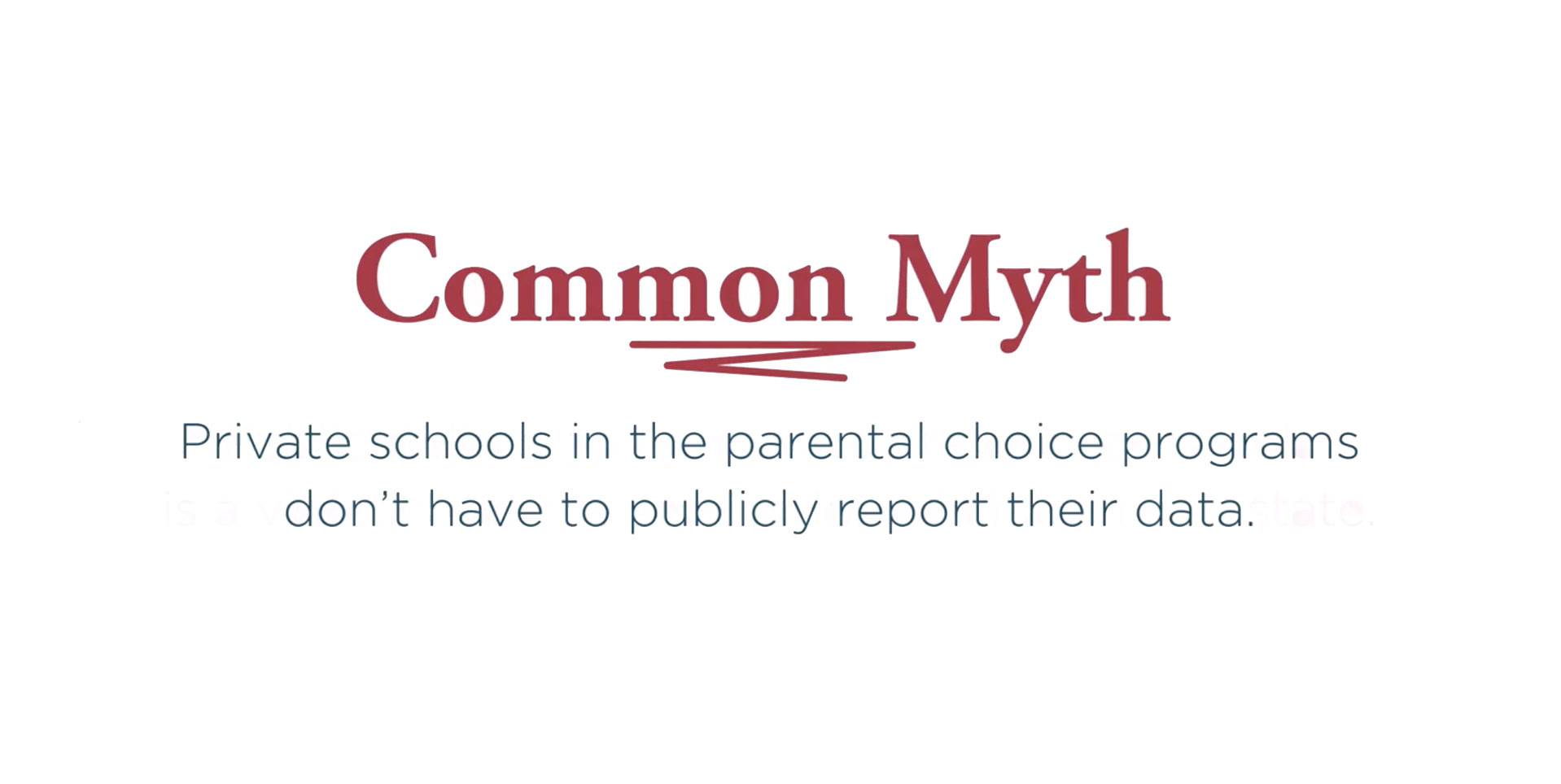 Common myth graphic publicly report