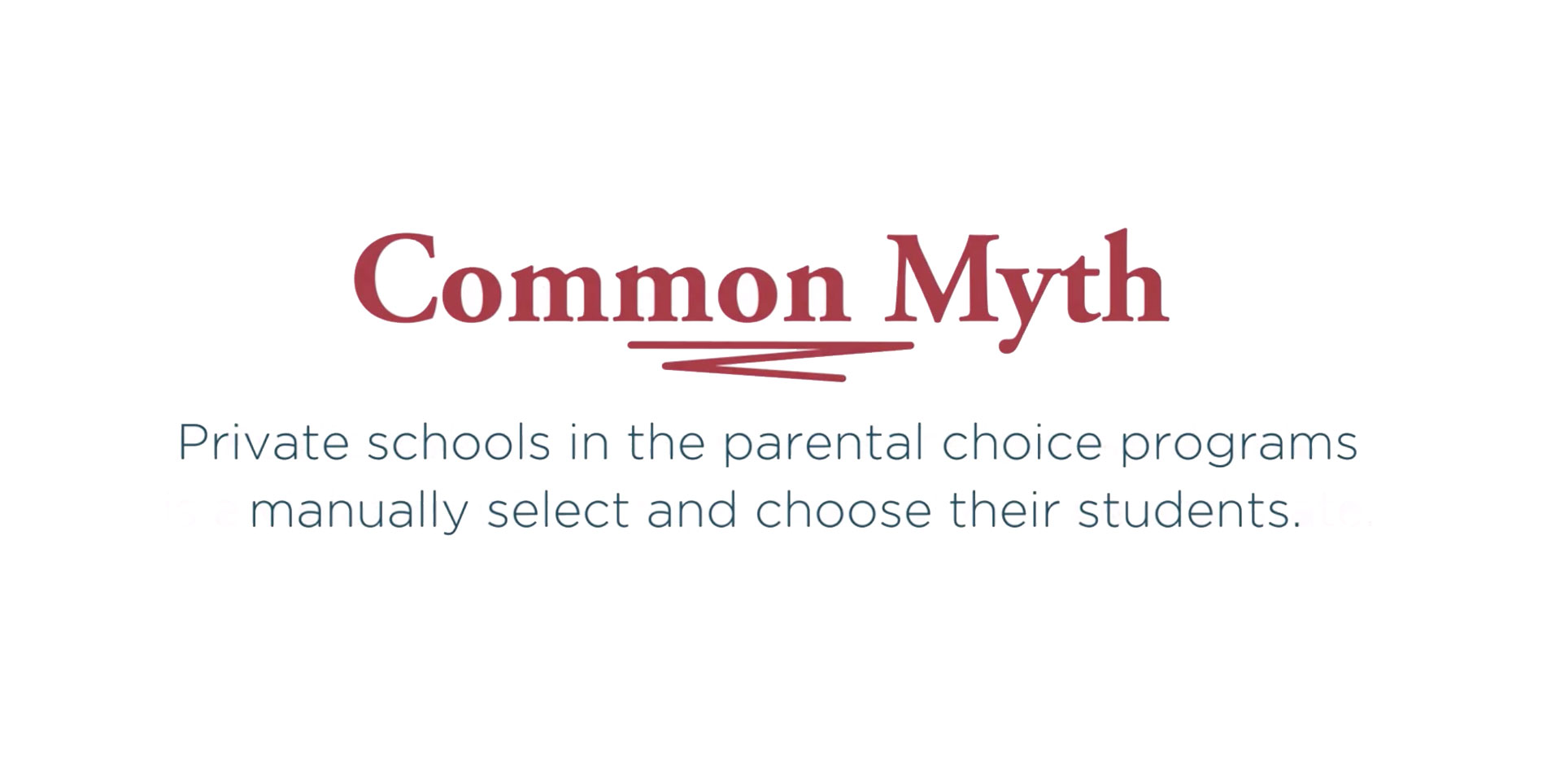 Common myth graphic manually select