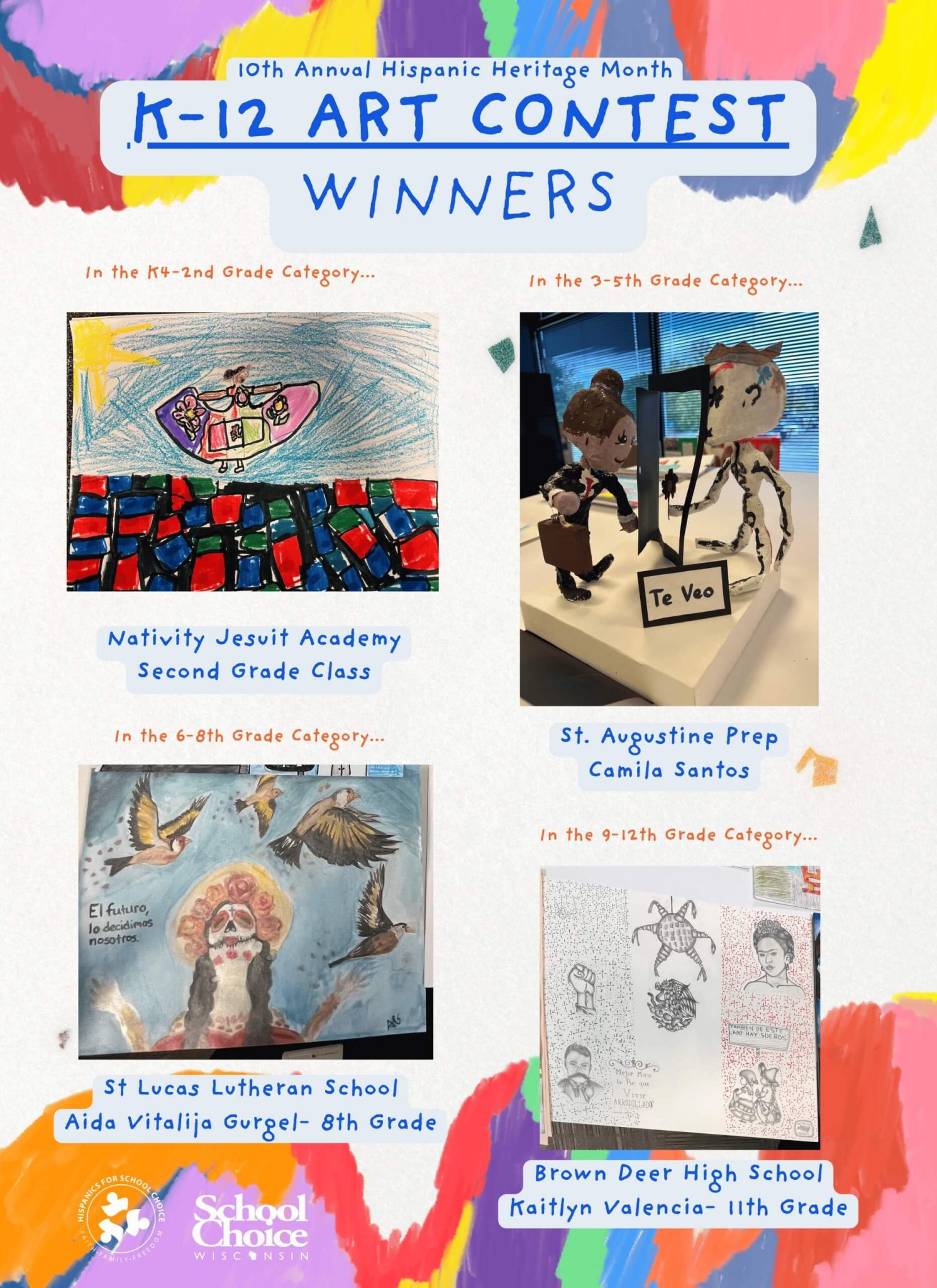 Hispanic Heritage Month K-12 Art Contest | School Choice Wisconsin