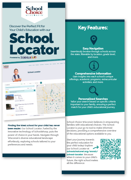 School Locator brochure